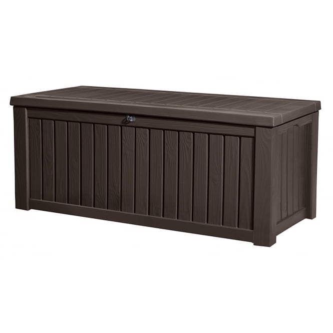 Keter Rockwood Storage Box 570 L – Brown