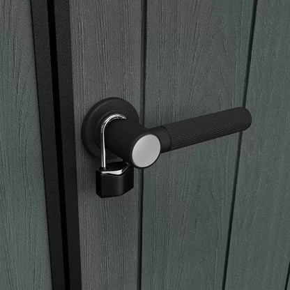 Keter 9×7 Cortina Heavy Duty Plastic Pent Shed – Dark Green