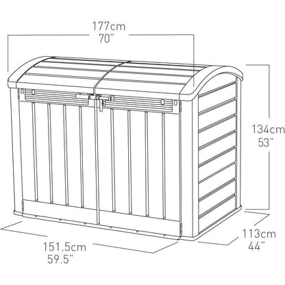 Keter Store It Out Ultra Plastic Shed – 2000L
