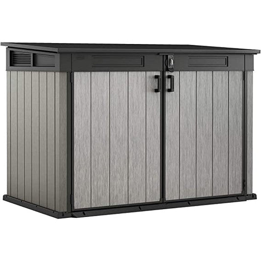 Keter 6×3 Oakland Grande Store Heavy Duty Plastic Shed – Grey