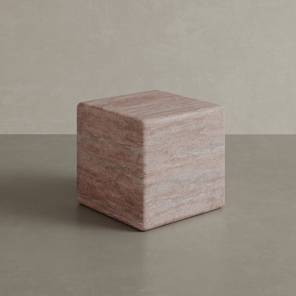 Cerazo Travertine Coffee Table – Red