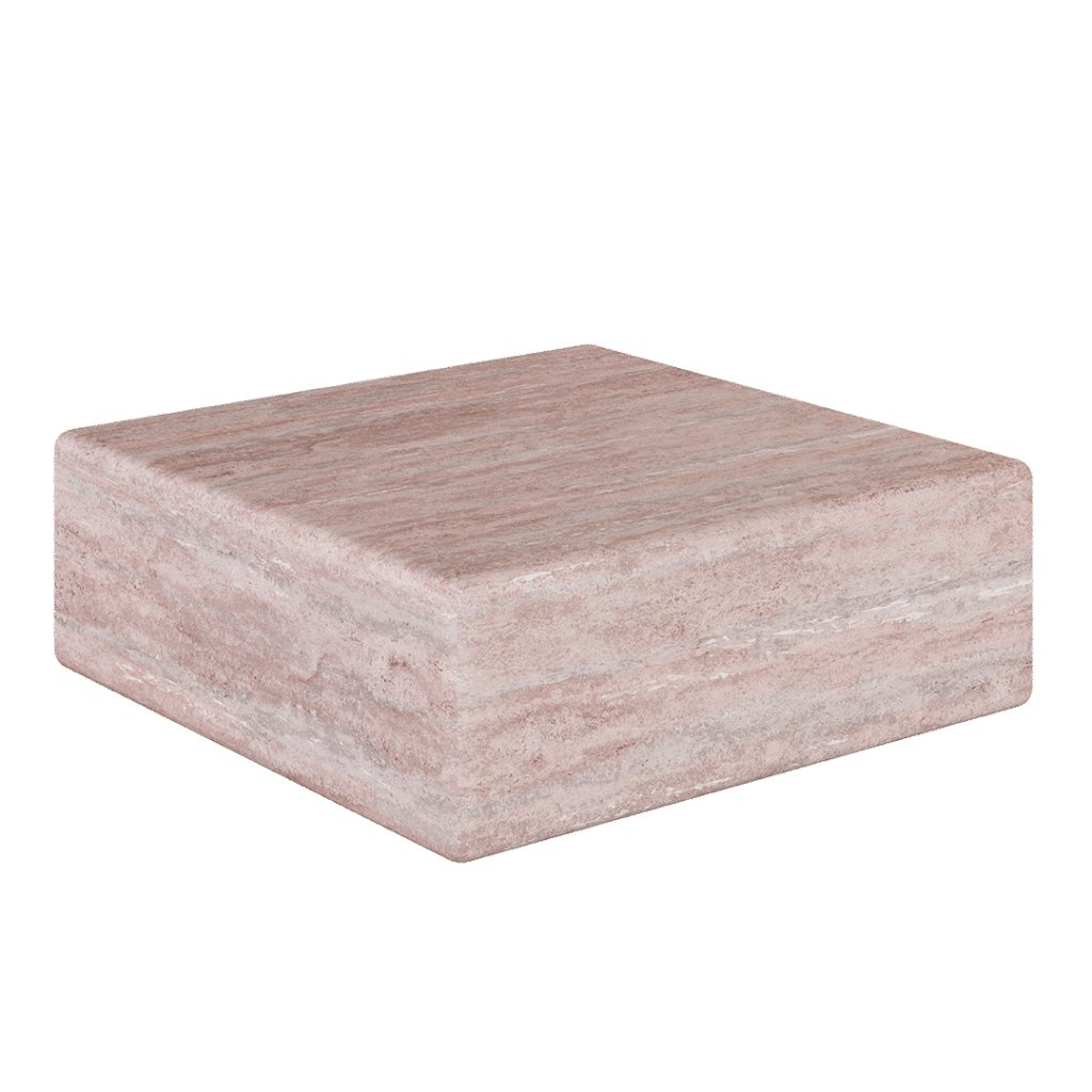 Cerazo Travertine Coffee Table – Red