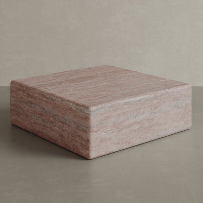 Cerazo Travertine Coffee Table – Red