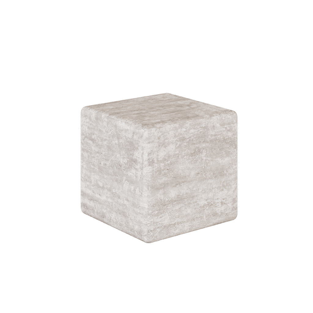 Cerazo Travertine Coffee Table – White