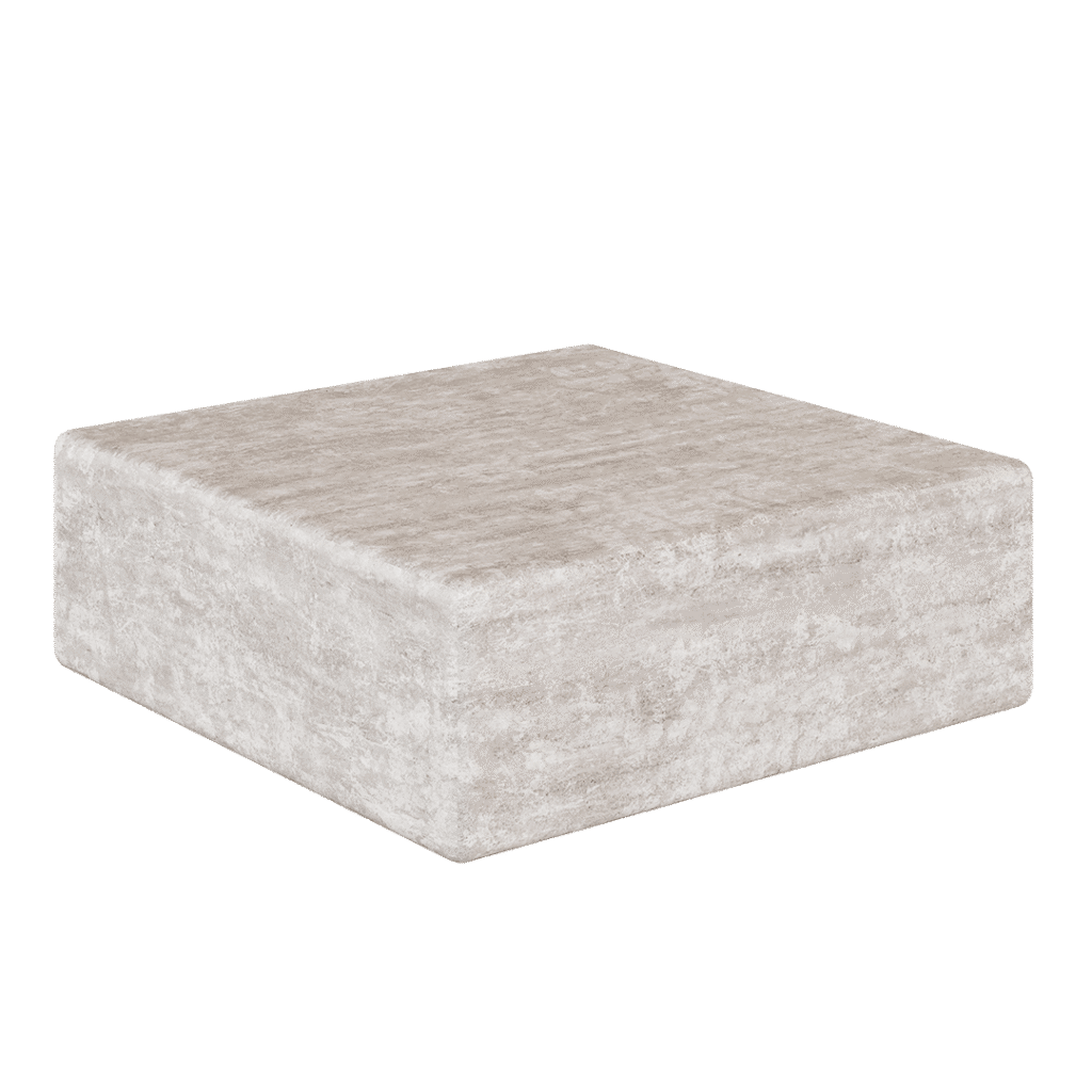 Cerazo Travertine Coffee Table – White