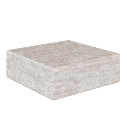 Cerazo Travertine Coffee Table – White