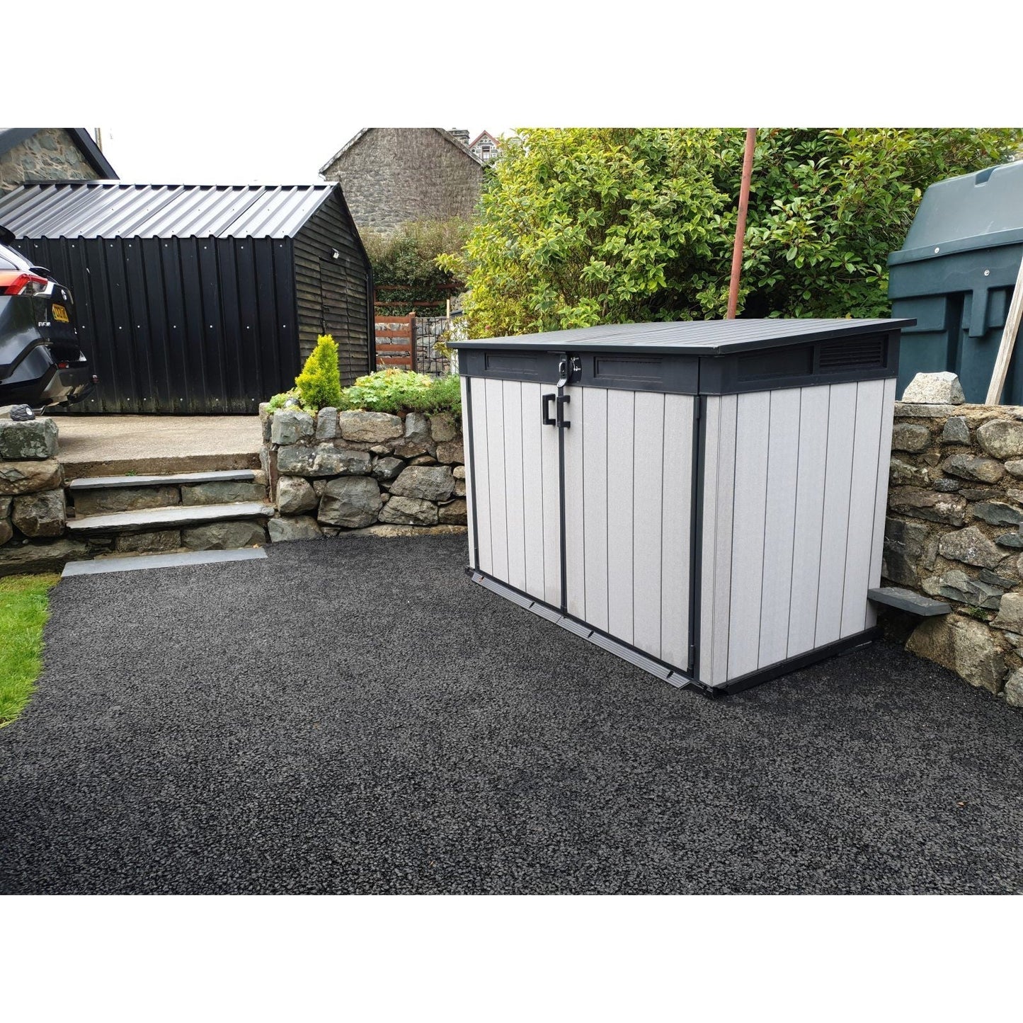 Keter 6×3 Oakland Grande Store Heavy Duty Plastic Shed – Grey