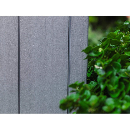 Keter 11x7 Artisan Heavy Duty Plastic Pent Shed – Grey