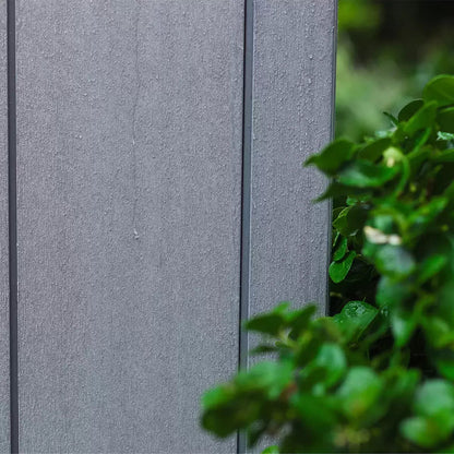 Keter 9×7 Artisan Heavy Duty Plastic Pent Shed – Grey