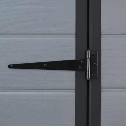 Klikstrom Senner 6×4 ft Pent Grey Shed with Floor & Window