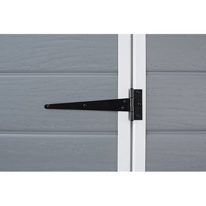 Keter 6×6 Manor Plastic Pent Garden Storage Shed – Grey