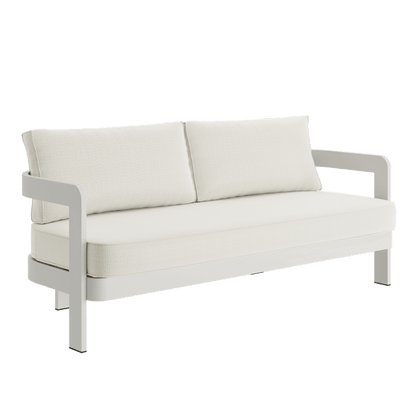 N3 Stone Three Seater Sofa – Cirrus Textured Weave
