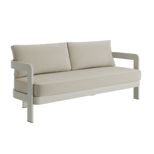 N3 Taupe Three Seater Sofa – Sand Canvas