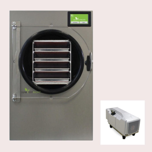 Harvest Right | Home Freeze Dryer Medium with Oil-Free Vacuum Pump and Mylar Starter Kit Freeze