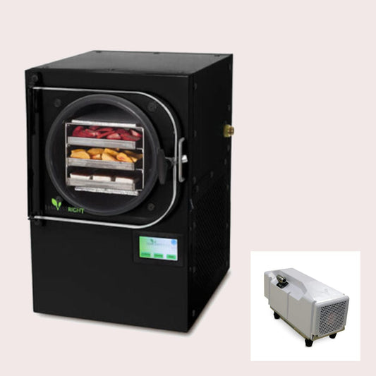 Harvest Right | Home Freeze Dryer Small With Oil-Free Vacuum Pump and Mylar Starter Kit Freeze