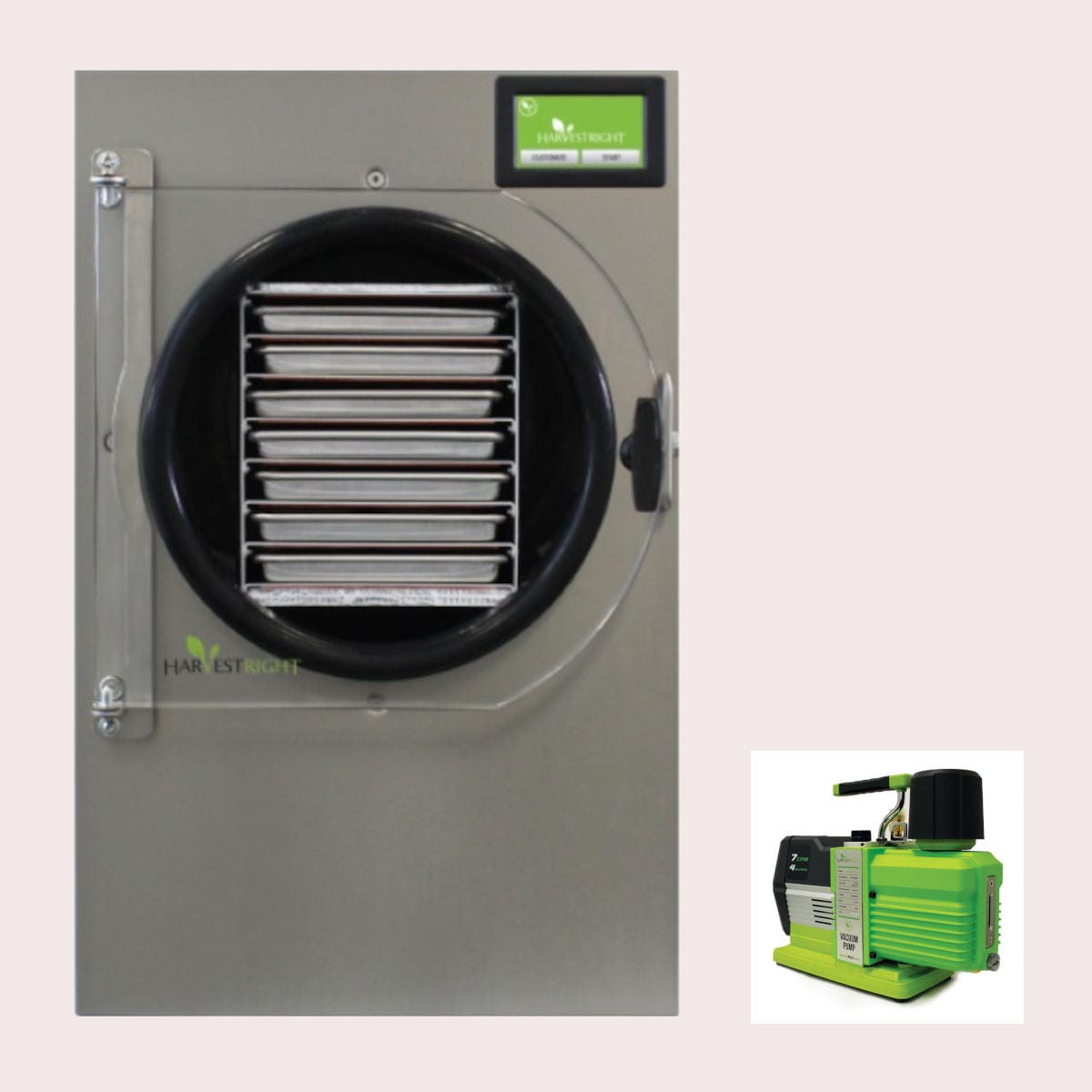 Harvest Right | Pharmaceutical Freeze Dryer Medium with Premier Oil Vacuum Pump Freeze