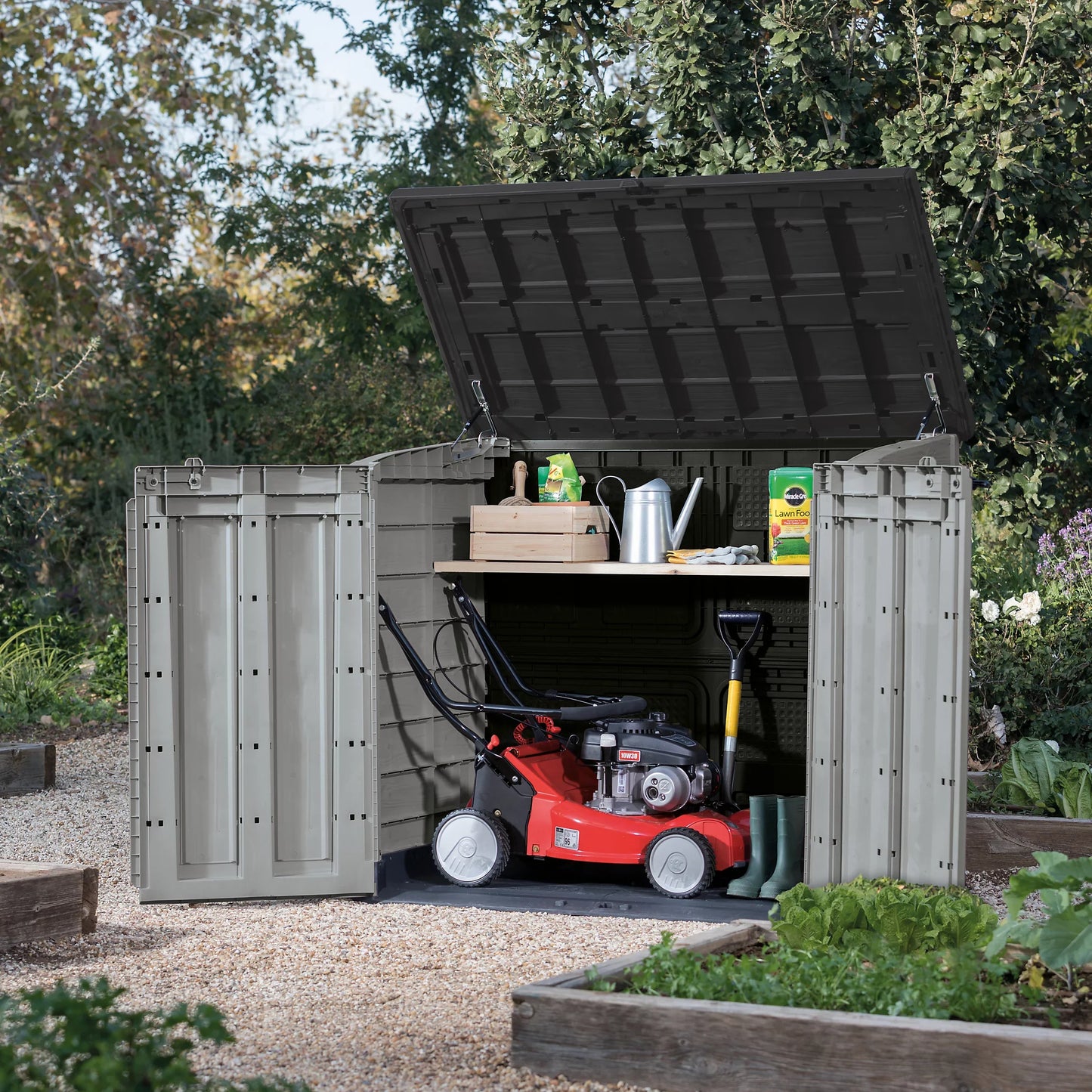 Keter Store It Out Max 1200 L – Grey Wood-Effect