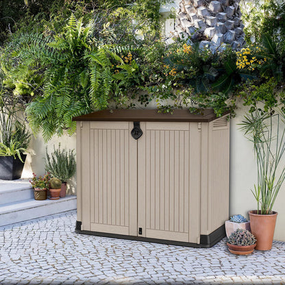 Keter Store It Out Midi – 880 L (Beige & Brown)